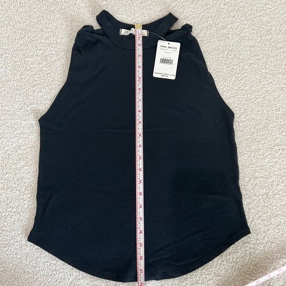 Free People | Solid Side Knot Tie Knit Tank Top - Picture 6 of 6